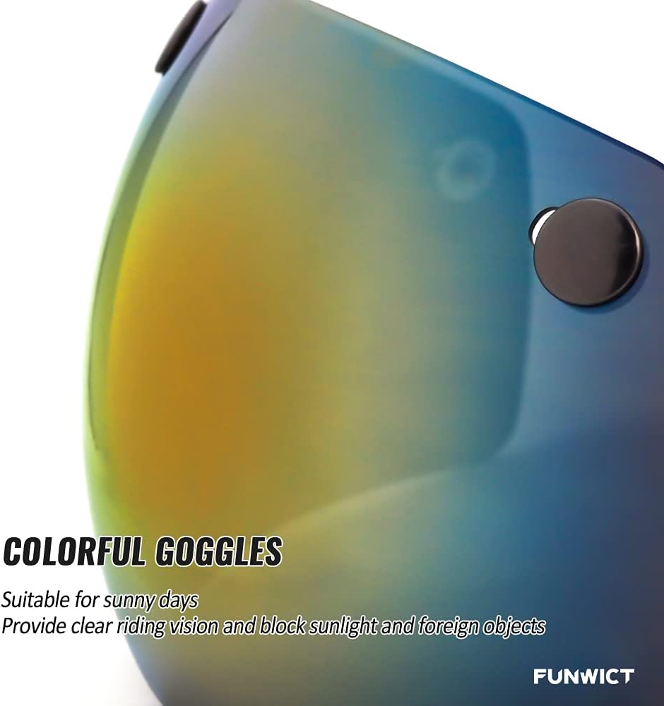 Gafas magnéticas para casco de bicicleta, quitablesdesmontables viseras para el casco de bicicleta de ciclismo FW001
