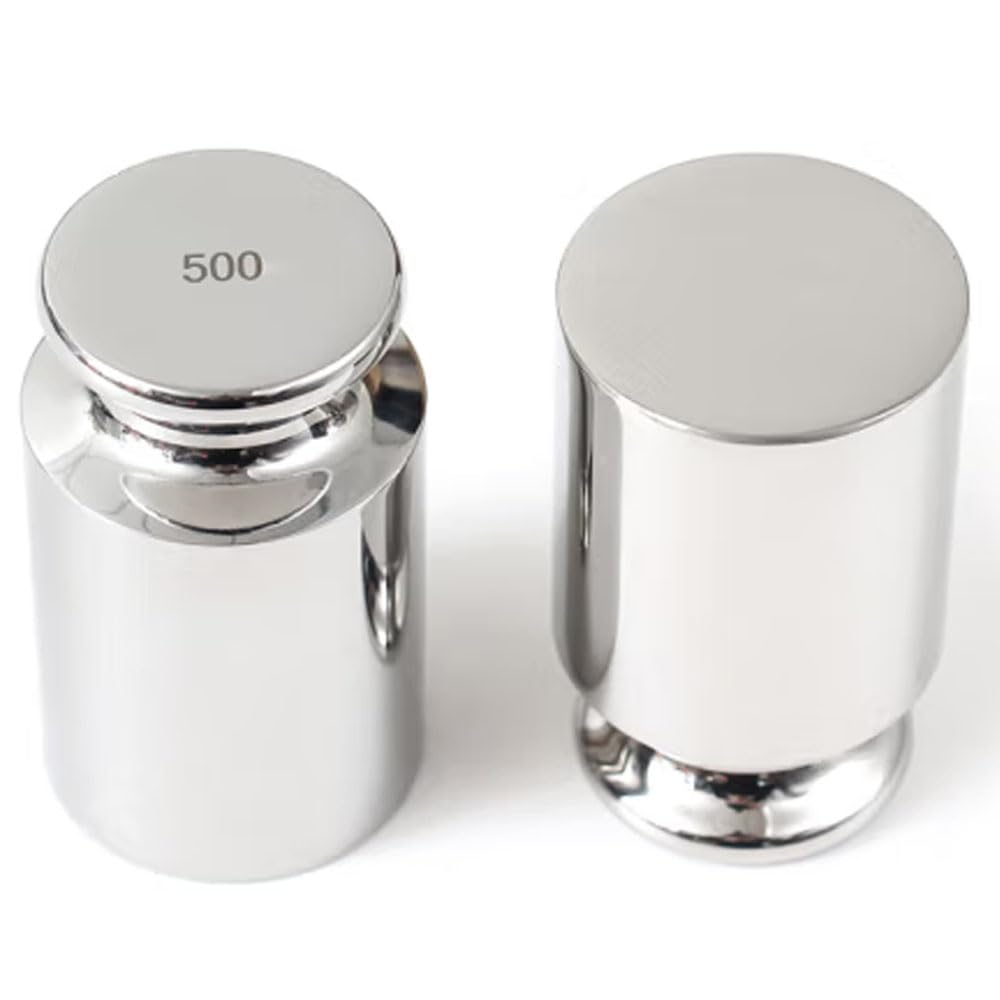 Pesar básculas Calibración Peso, Gramo de Calibración Peso,Pesos de calibración de balanza de báscula, para balanza digital (500G)