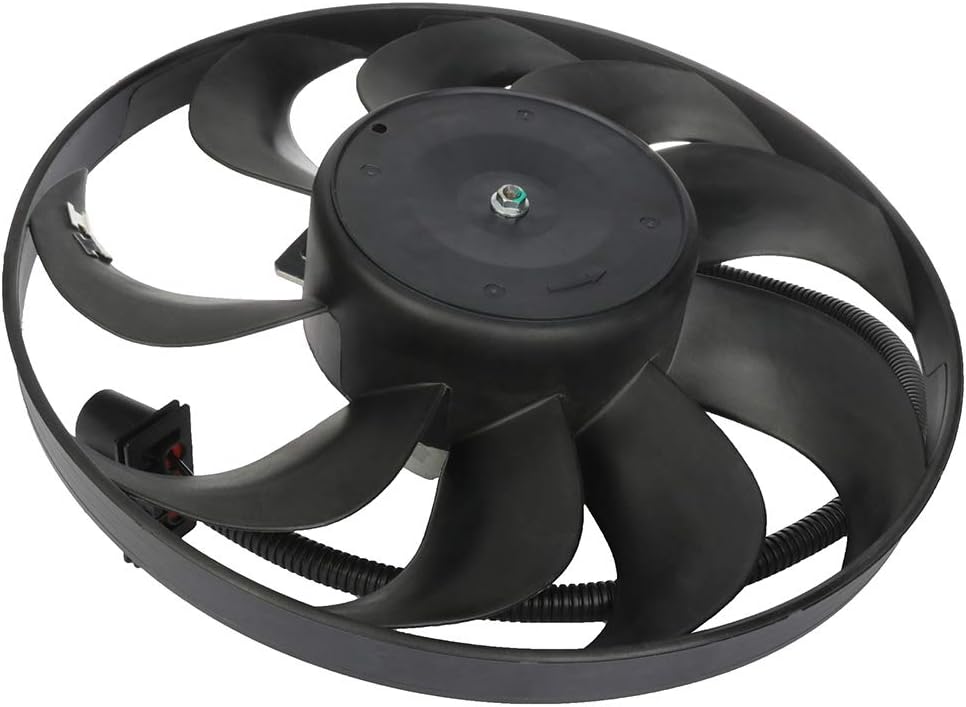 SCITOO 6QD959455C AC Conjunto de ventilador de refrigeración del motor del condensador apto para 2000-2006 TT 2000-2006 TT Quattro 1999-2006 para