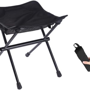 Taburete de camping ligero y pequeño, silla plegable portátil de 13 pulgadas, para caminar al aire libre, senderismo, pesca, 400 libras Taburete de camping ligero y pequeño, silla plegable portátil de 13 pulgadas, para caminar al aire libre, senderismo, pesca, 400 libras