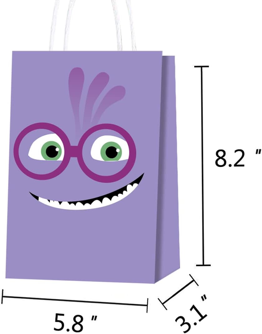Monster inc – Suministros de fiesta, bolsas de fiesta de monstruo para monstruo con temática de decoraciones de fiesta de cumpleaños para Monster