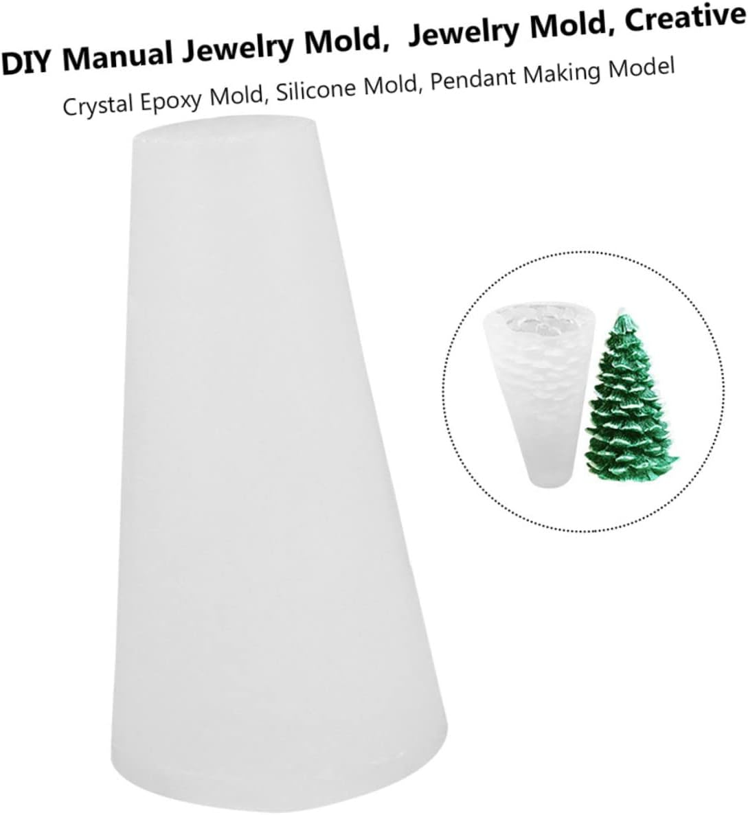 BESTOYARD 8 piezas de moldes de silicona para decoración de velas de mano, molde de molde para resina, moldes de silicona para velas de árbol de