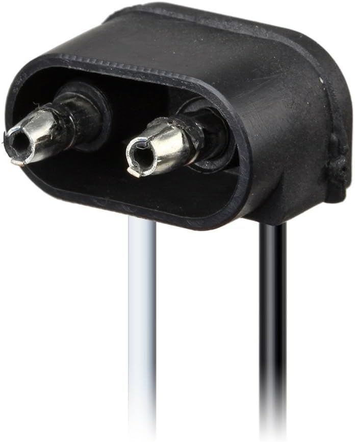 Partsam (10 enchufes – Coleta de dos cables para espacio de remolque sellado, luces de marcador laterales – 6 pulgadas de largo