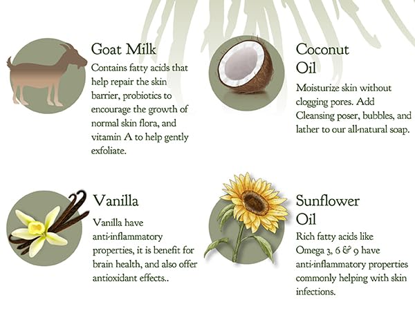 Adirondack Fragrance & Flavor Farm ADK – Barra de jabón natural con aroma a galletas de azúcar, barras de jabón de baño hidratantes para pieles