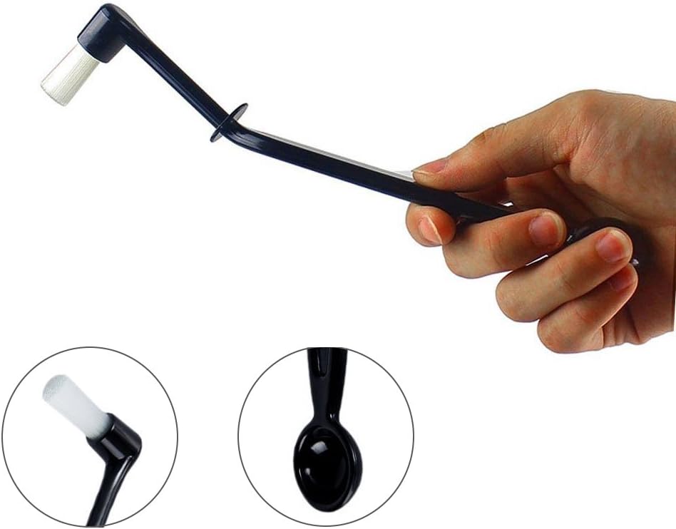 Limpiador de cepillos para máquina de café, cepillo de nailon para máquina de café expreso, herramienta de limpieza de café con cuchara para