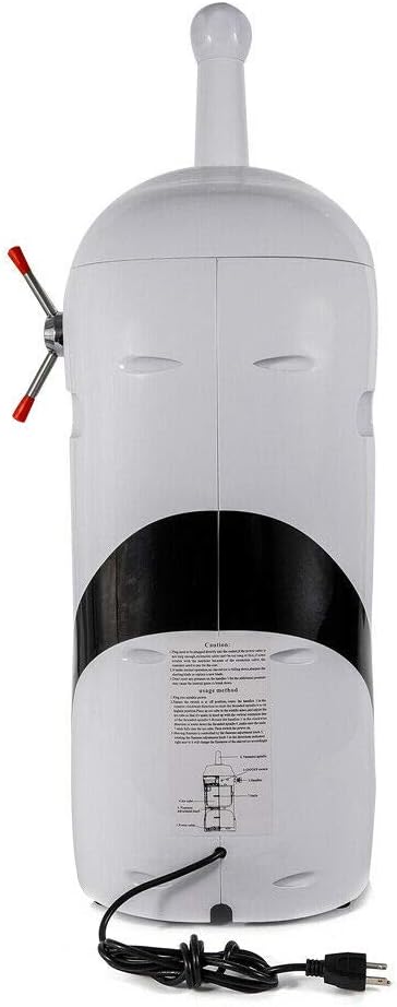 Máquina de afeitar eléctrica para hielo comercial o casera de 350 W, Salida 90 kg (200 lbs)h Velocidad 250-350 rpmmin Máquina de hielo afeitado