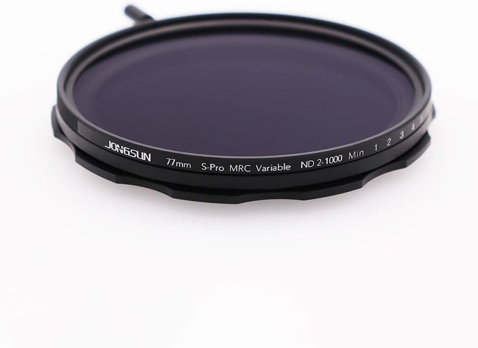Filtro ND variable de 3.031 in, S-Pro MRC de 16 capas de nano recubrimientos, más de 10 paradas ND2-ND1000 ajuste continuo graduado, kit de paño de