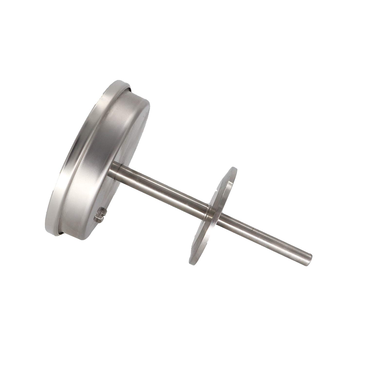 Termómetro de acero inoxidable de Bi de metal, vástago de 4.0in, esfera de 3.0in, 0 a 200 grados F
