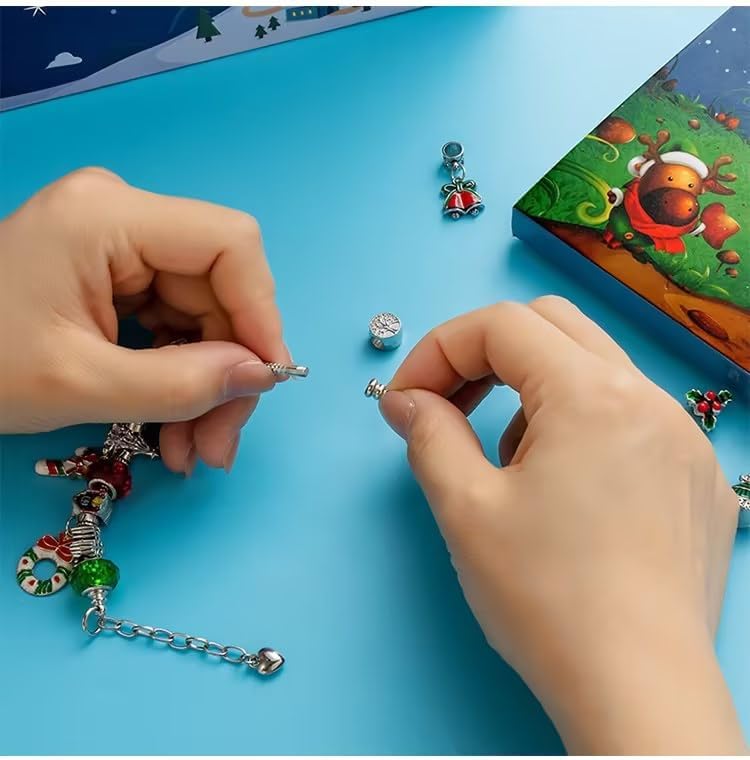 Calendario de Adviento de Navidad 2023, calendario de cuenta regresiva de Navidad para niños y adultos con 24 figuras de elfos de dibujos animados,