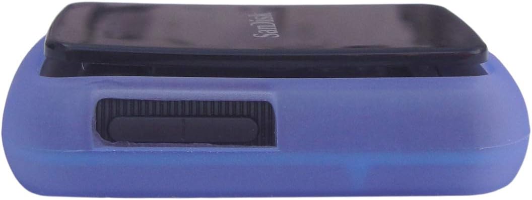 Funda protectora de TPU para Sandisk Clip Sport Go (SDMX30) MP3 Player 2019 Release (azul claro)