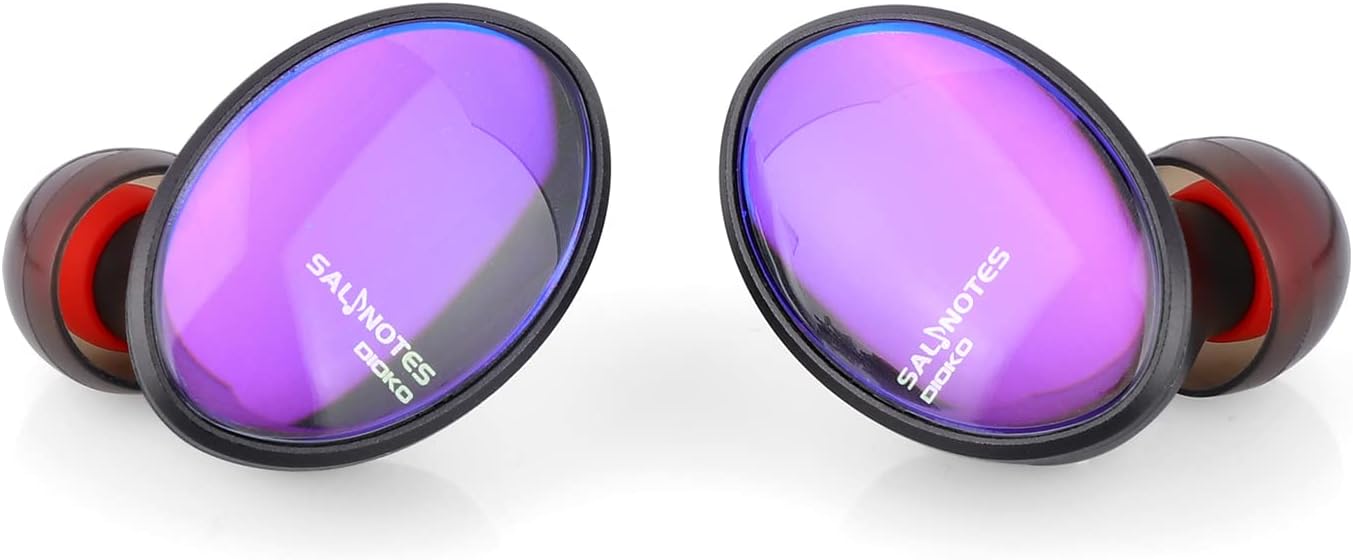 7Hz x Crinacle Salnotes Dioko HiFi 0.575 in controlador de diafragma planar en el oído auriculares IEMs con caja de aluminio CNC de grado de