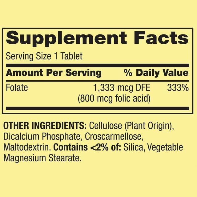 Spring Valley Vitaminas prenatales – ácido folato metilo 1,333 mcg prenatal, 400ct (1) Set con Fusion Shop Store Weeky Case (1)