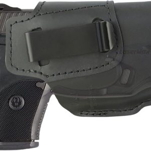 IWB y OWB Funda de cuero para Ruger EC9S con láser y EC9 LC9S LC9 LC380 con láser se adapta a la cintura interior oculta o transporte abierto en la IWB y OWB Funda de cuero para Ruger EC9S con láser y EC9 LC9S LC9 LC380 con láser se adapta a la cintura interior oculta o transporte abierto en la