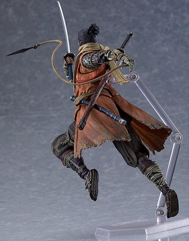 PIRFE Sekiro Shadows Die Twice Figuras de acción 5.9 pulgadas Versión Deluxe Modelo PVC Protección Ambiental Materiales Adornos Regalo