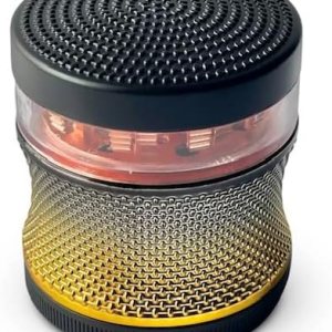 Explish Molinillo de especias (negro) 2.5 pulgadas con ventana transparente Explish Molinillo de especias (negro) 2.5 pulgadas con ventana transparente