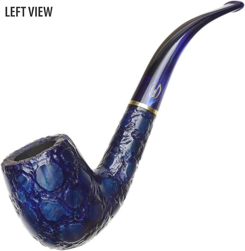 Alligator Savinelli Pipe – Pipa de tabaco de brezo, pipa artesanal italiana, pipa de tabaco hecha a mano, pipas de tabaco de madera pequeñas,