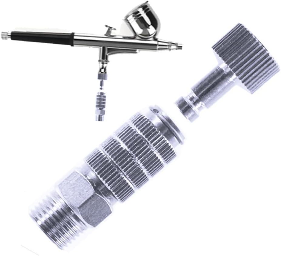 EXCEART 2 unids Airbrush Coupler Airbrush desconectar acoplador de desconexión rápida aerógrafo T118 acoplamiento dedicado