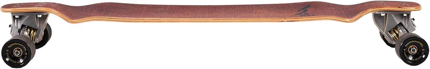 HST Longboard Skateboard Complete Cruiser  Longboard de abedul de 7 capas con camiones patentados para crucero, tallado y diversión de estilo libre.