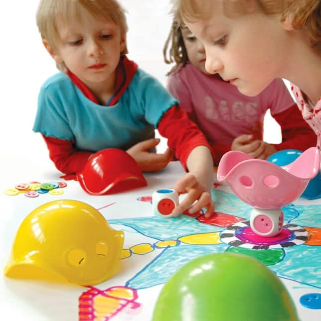 Fat Brain Toys Caja de juego Bilibo de MOLUK – Juego de mesa abierto para niños mayores de 3 años