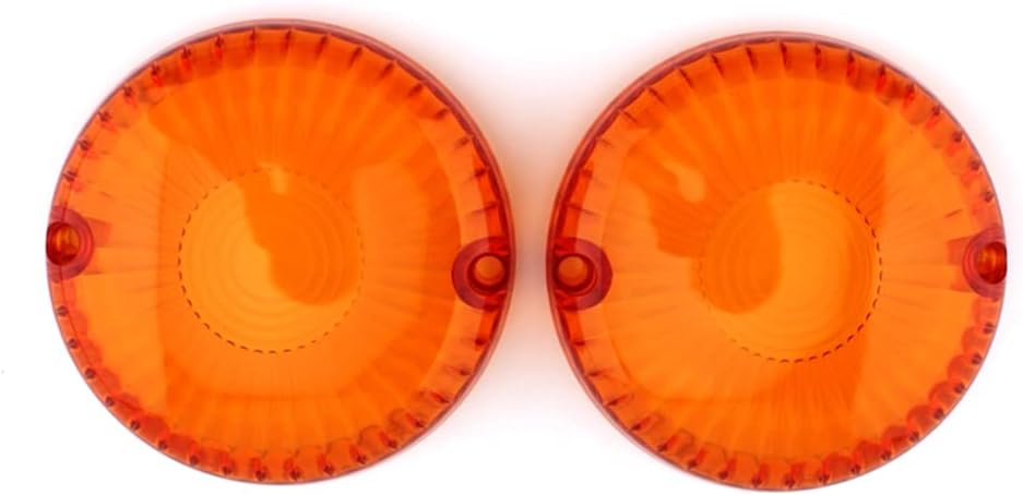 GZYF 2 piezas ámbar de luz de señal de giro cubierta indicador cubiertas biseles reemplazo para Yamaha V Star 650 1100 Royal Star Vmax Maxim Virago
