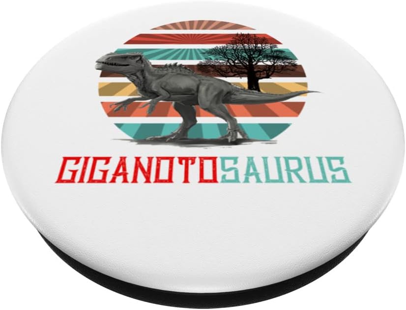 Giganotosaurus Retro T rex prehistoric dinosaur Father’s day PopSockets Swappable PopGrip