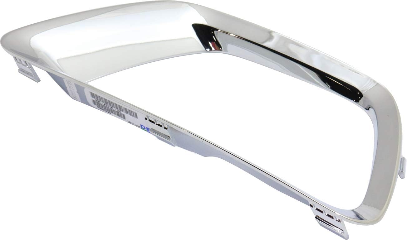 Evan Fischer Moldura de luz antiniebla delantera derecha compatible con Chevrolet Colorado Chrome GM1039175 2015-2020
