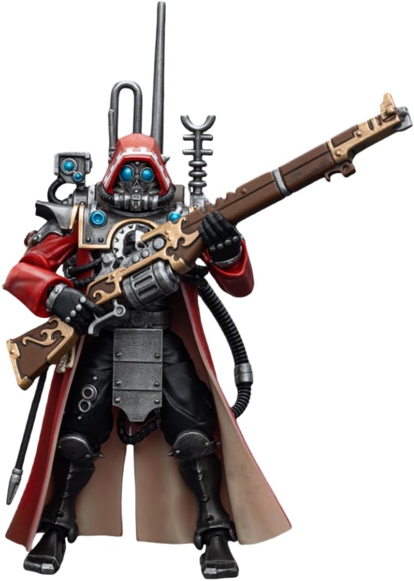 HiPlay JoyToy Warhammer 40K Figura coleccionable Adeptus Mechanicus Skitarii Ranger con figuras de acción a escala 118 JT7868 (Ranger with