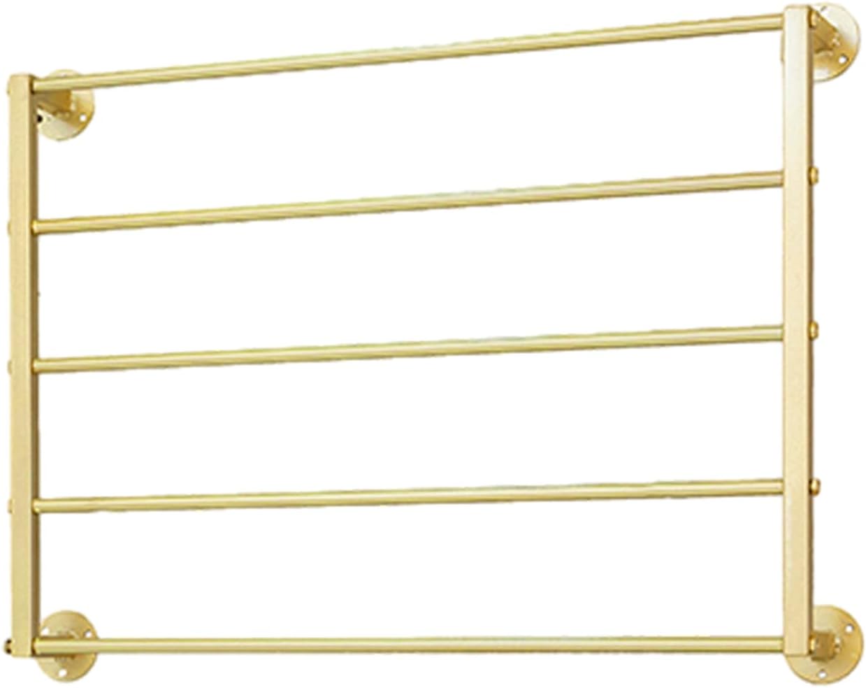Estante para bufandas montado en la pared, corbatas, bufandas de seda, toallas, estante de metal multifuncional, organizador de papel de regalo que