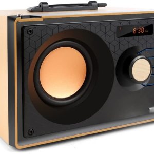 Altavoz Bluetooth portátil inalámbrico de alta potencia, radio FM, subwoofer estéreo al aire libre, soporte de graves de control remoto (color  A, Altavoz Bluetooth portátil inalámbrico de alta potencia, radio FM, subwoofer estéreo al aire libre, soporte de graves de control remoto (color  A,