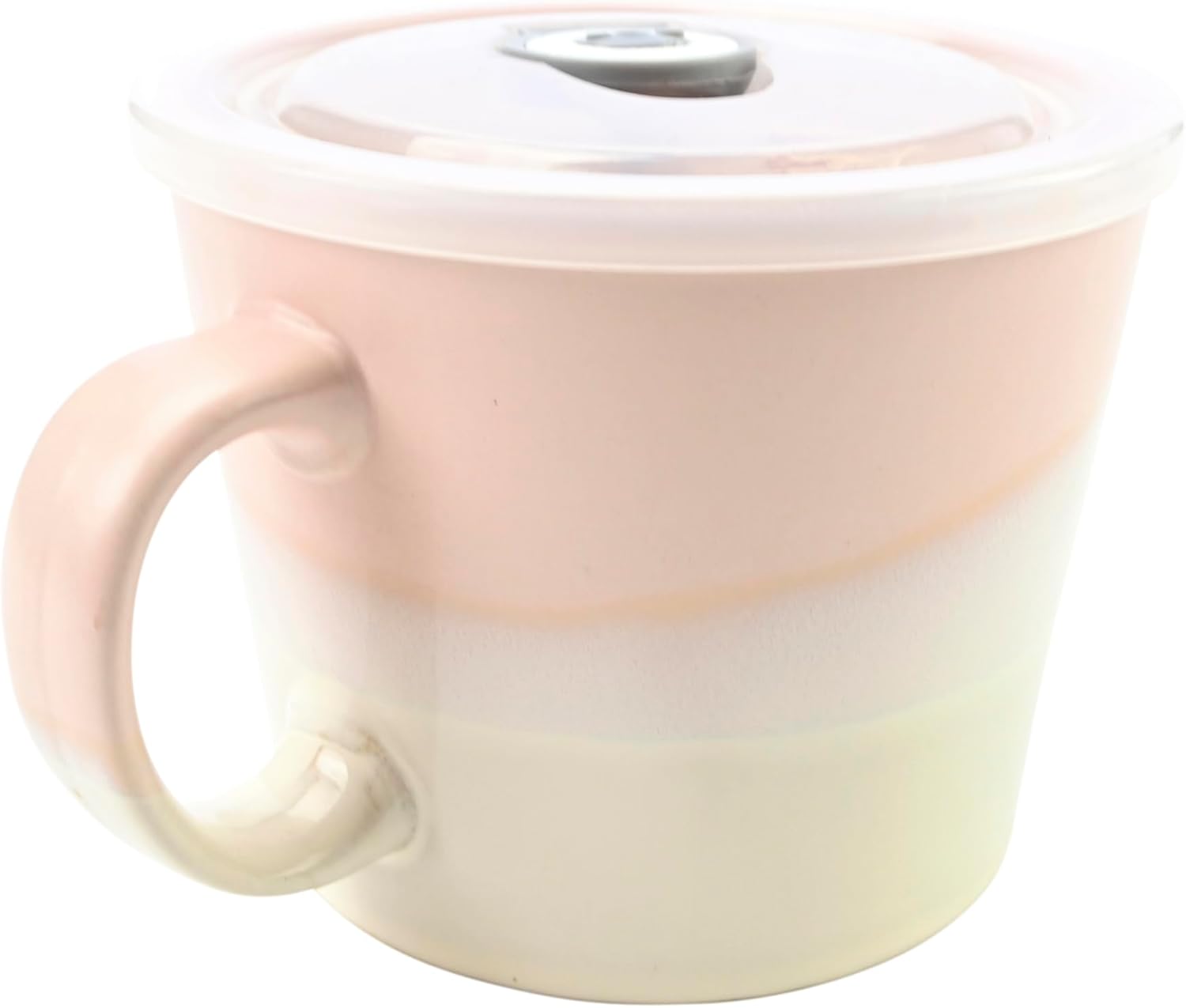 Boston Warehouse Recipiente de almacenamiento de alimentos reutilizable de 24 oz de alto, color rosa pastel
