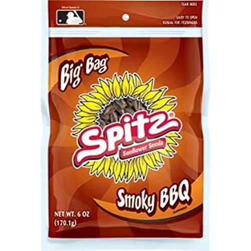 Spitz, Semillas de girasol, barbacoa ahumada, 6 onzas