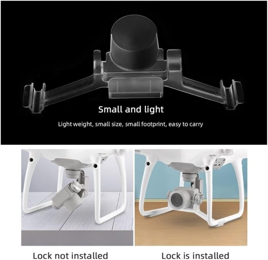 INLIMA Accesorios para drones DJI Phantom 4 Pro Drone Gimbal Cámara Lente Cubierta de Protección del Gimbal Lock Holder es adecuado para DJI Phantom