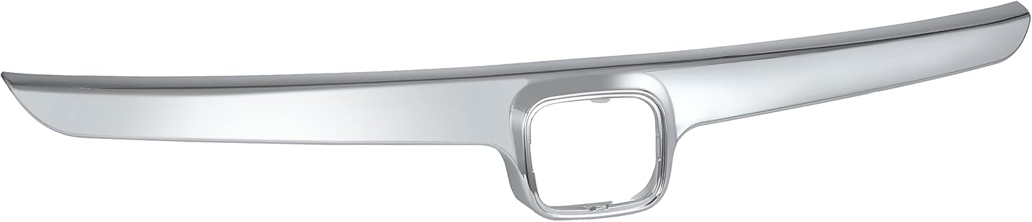 KARPAL Moldura de rejilla delantera compatible con Honda Civic Sedan Chrome HO1200172 2006 2007 2008