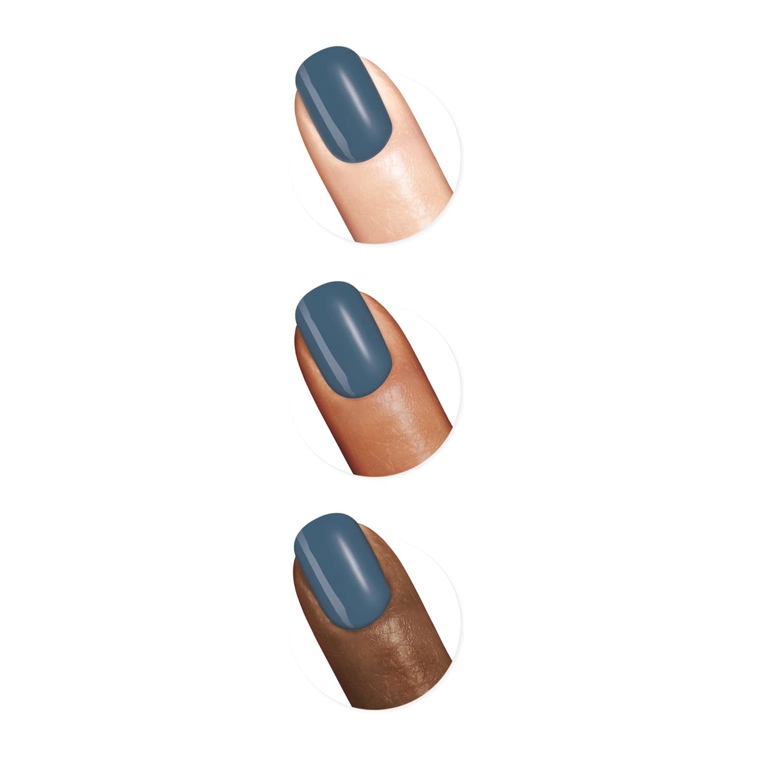 Sally Hansen Insta-Dri – Esmalte para uñas Time to Indi-go de la colección City Chic en color índigo de 0.31 onzas líquidas