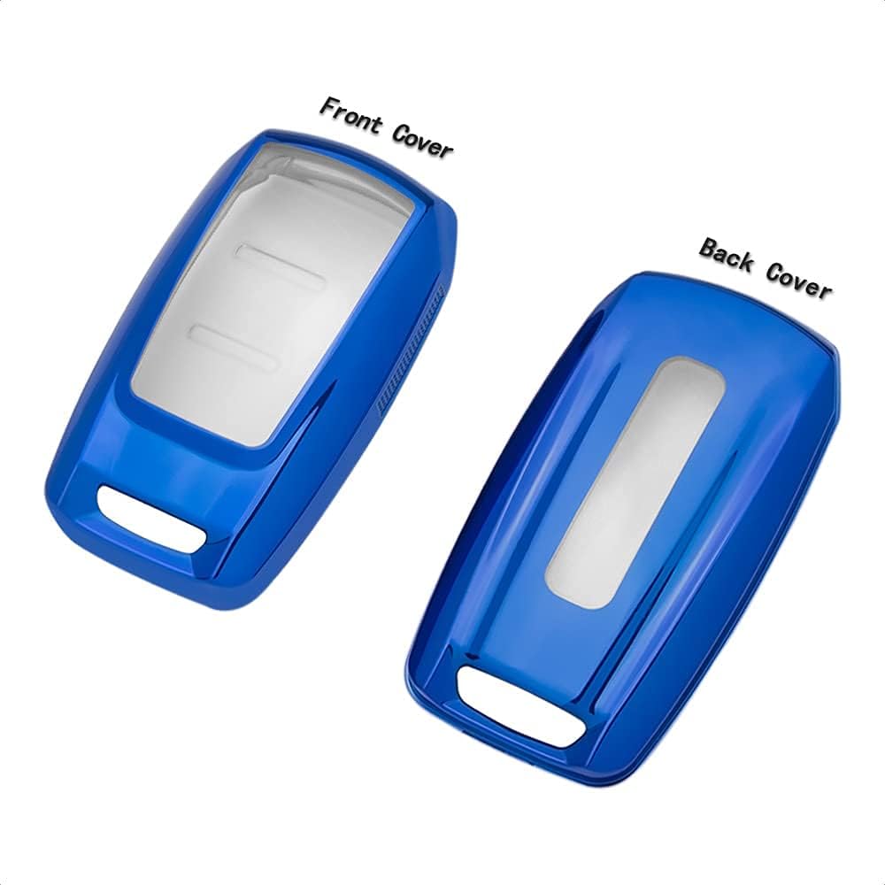 TANGSEN Funda para llavero inteligente, funda protectora de TPU azul compatible con Jeep Chrysler Dodge 2019 2020 2021 RAM 1500, 2500, 3500, 4500,