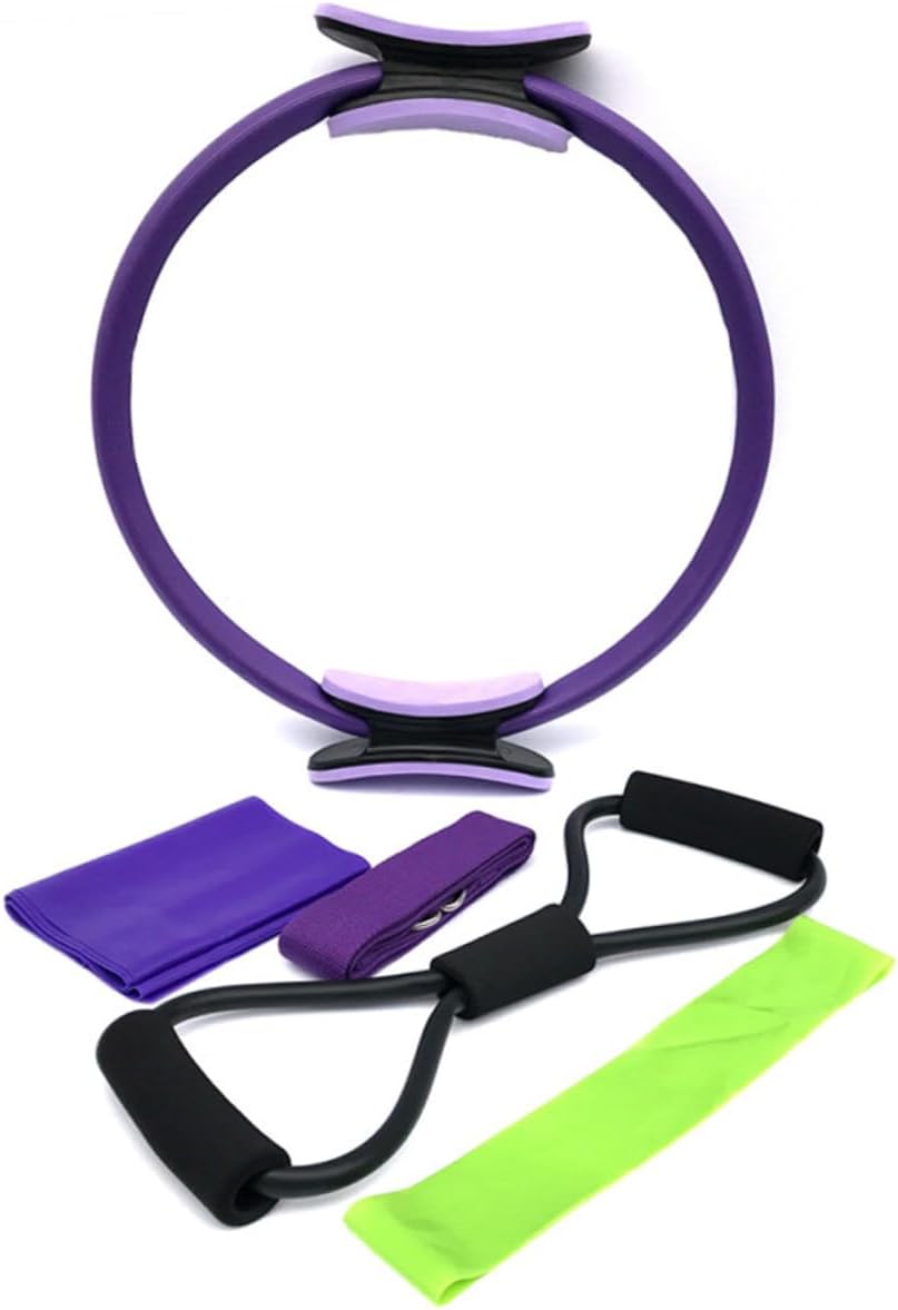 VANZACK 1 Pcs Exercise Resistance Bands Stretching Strap Hip Resistance Bands Tools Toning Ring T Tool Elastic Exercise Bands Exercise Loop Fitness