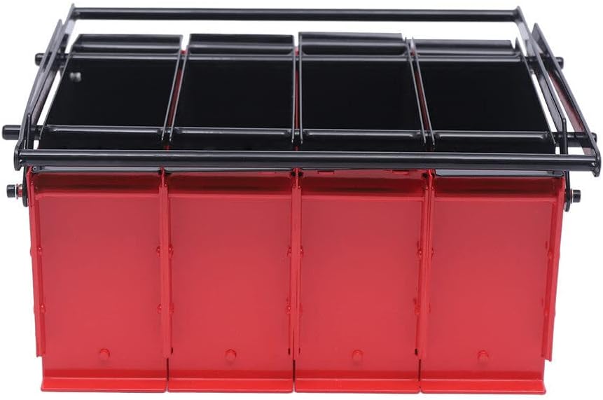 OUKANING Máquina de prensa de papel del fabricante de briquetas del registro de papel negro y rojo 15″ ×12.2″ ×7.1″