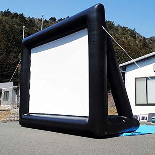 Pantalla de proyector, lanzamiento 6x4M 4.4×2.5M 16 9 200 pulgadas pantalla inflable de cine TV pantalla de visualización al aire libre pantallas de