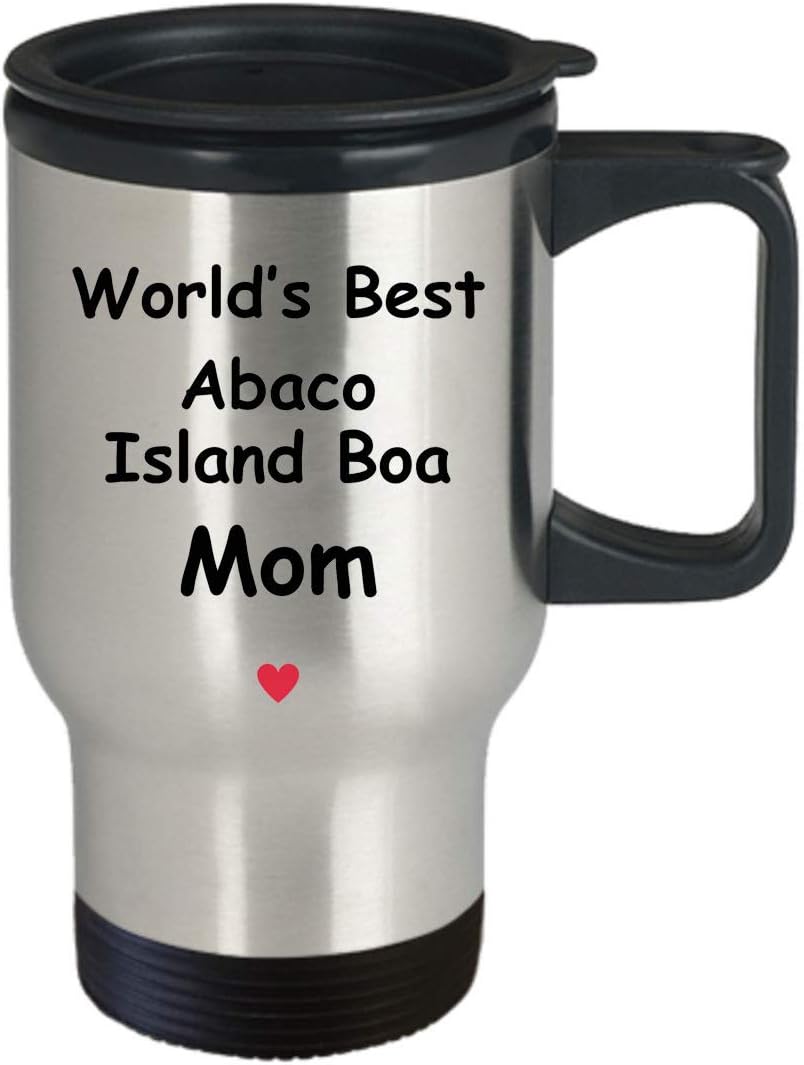 Gift For Abaco Island Boa Mom – World’s Best – Fun Novelty Gift Idea Coffee Tea Cup Funny Presents Birthday Christmas Anniversary Thank You