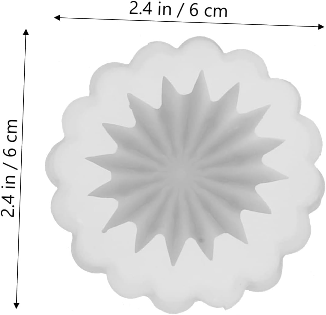 EXCEART 30 piezas de molde de jabón de resina epoxi molde de silicona para suculentas, moldes de cera para velas, molde de escritorio, decoración de
