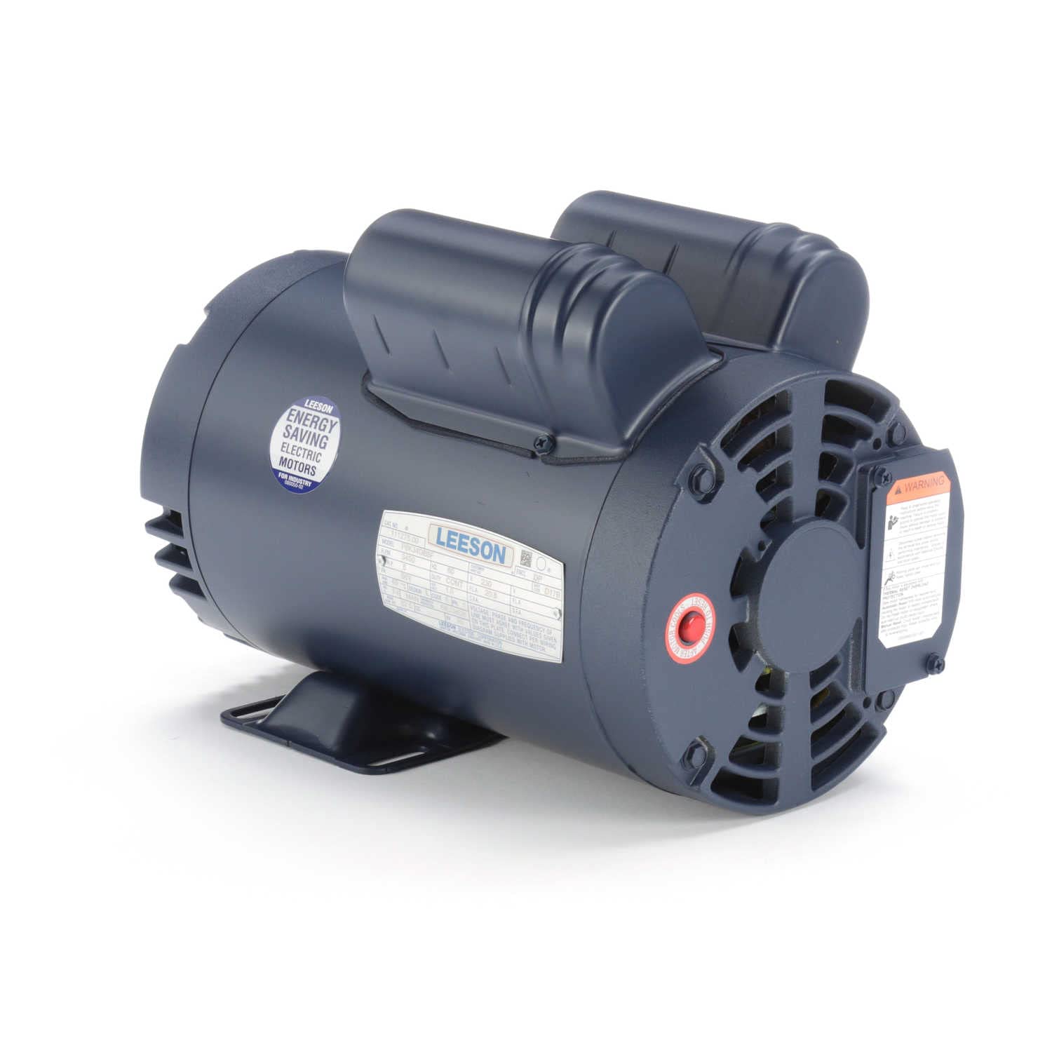 Nuevo motor eléctrico Leeson 5hp 1ph 230Volt 56frame 3450 rpm 58″ eje – 111275