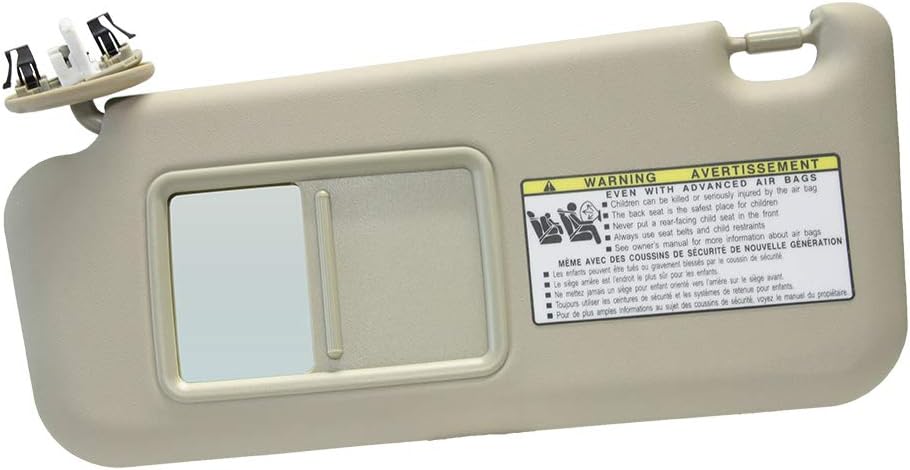 Reemplazo de visera solar para el lado del conductor izquierdo para Toyota RAV4 06-13 con techo corredizo 2006 2007 2008 2009 2010 2011 2012 2013
