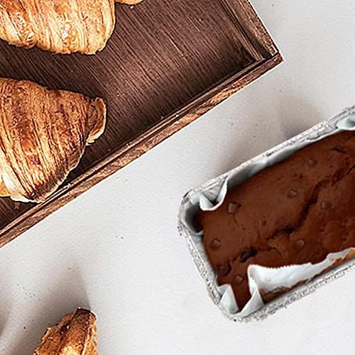 Paquete de 50 moldes desechables de papel de aluminio de 1 libra, moldes para hornear con 50 tapas