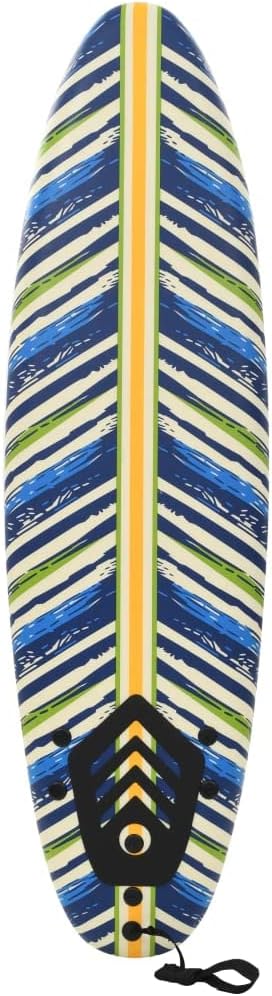 Tabla de surf de playa, tabla de surf ultraligera de 66.9 pulgadas de largo con cubierta XPE