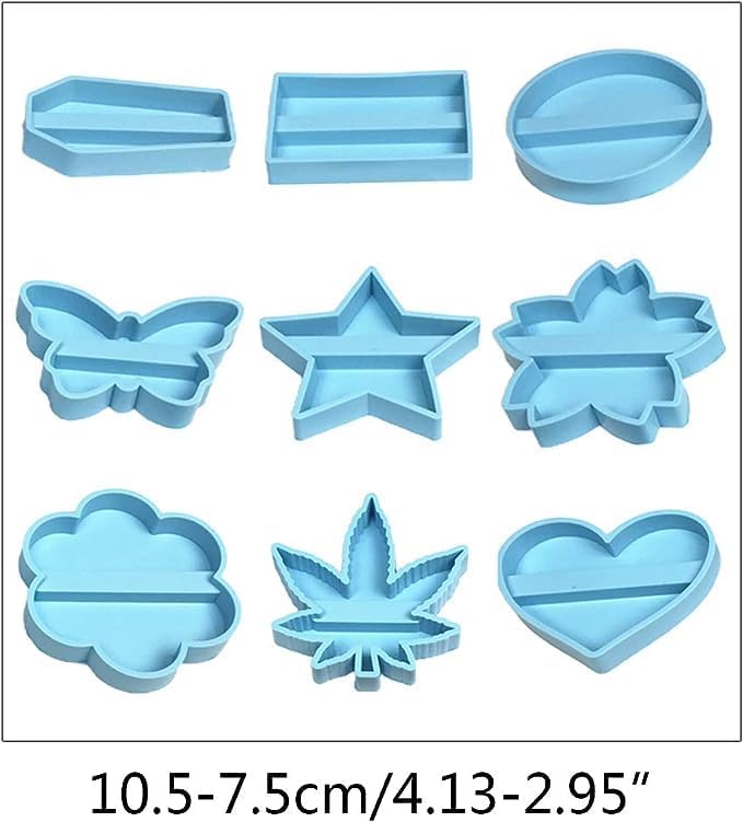 Moldes de silicona Beerty de 1.57 pulgadas para resina, soporte para tarjetas de visita, molde de resina epoxi, soporte para teléfono móvil, molde