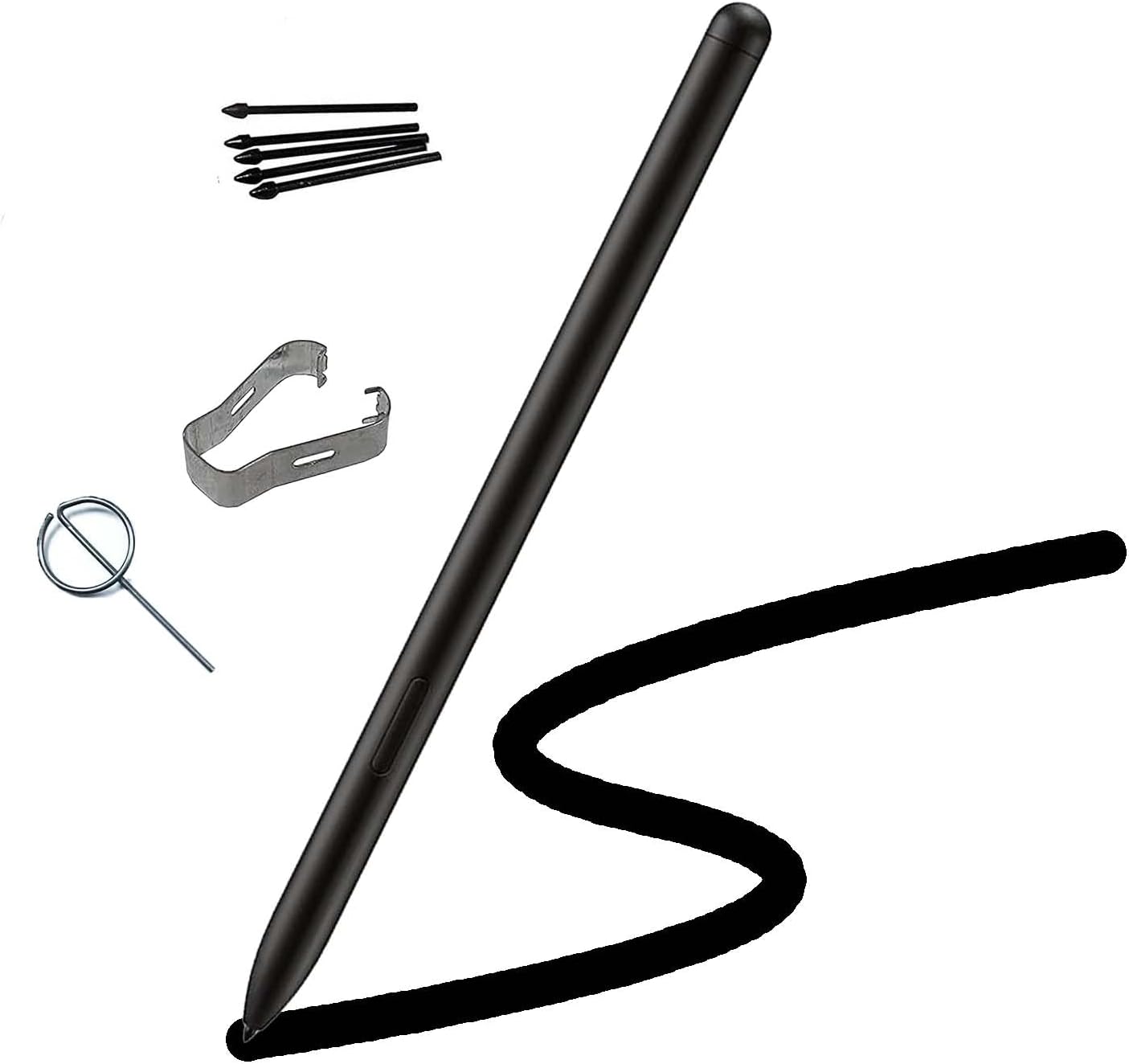 Reemplazo de bolígrafo Galaxy Tab S9 Ultra S para Samsung Galaxy Tab S9 Plus Stylus Pen sin Bluetooth, puntas de repuesto, puntas y pasador de