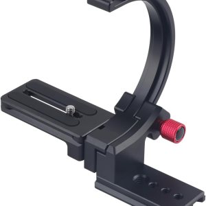 Placa giratoria de montaje de collar horizontal a vertical soporte C para cámaras DSLR, más rápido que el soporte L, para trípodes tipo Arca, 14″ y Placa giratoria de montaje de collar horizontal a vertical soporte C para cámaras DSLR, más rápido que el soporte L, para trípodes tipo Arca, 14″ y