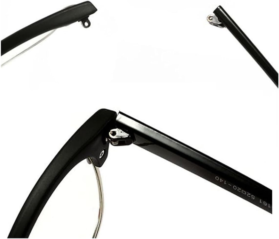 1 par de lentes de repuesto vintage para hombres y mujeres, Negro –