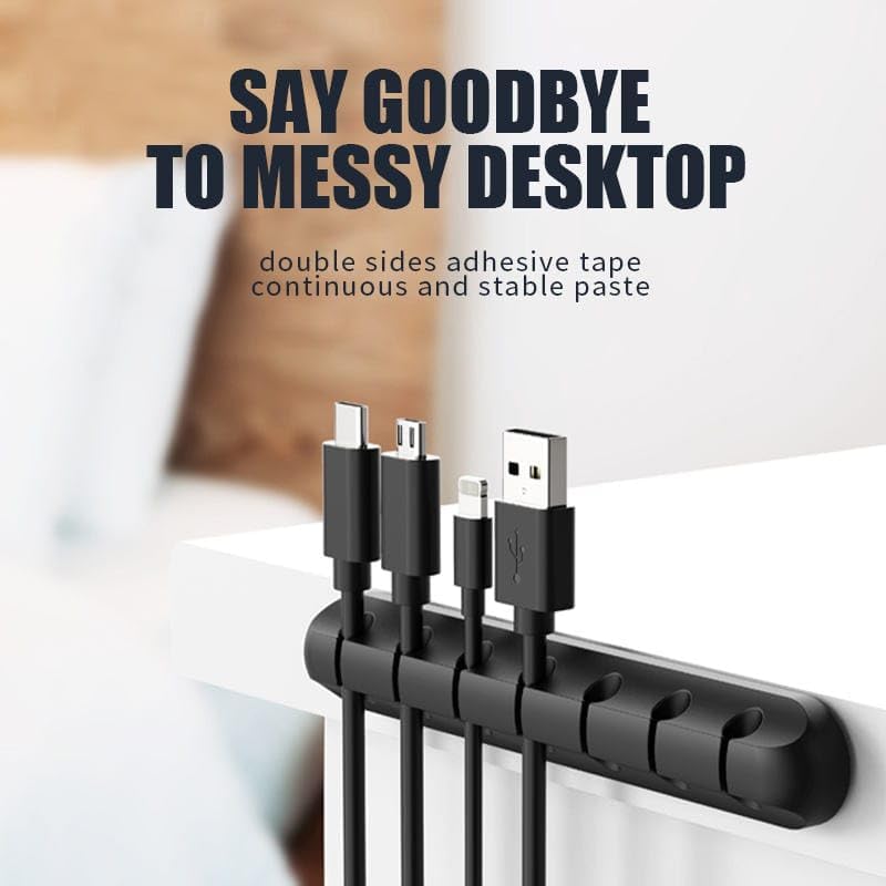 Organizador de cables de silicona, organizador de cables, soporte para cables de carga, organizador de cables USB, organizador de cables, perfecto