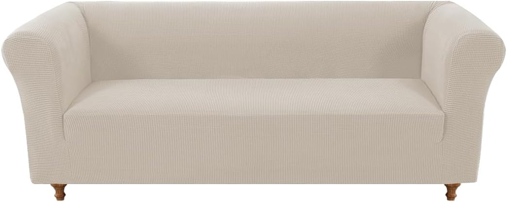 1 funda elástica Chesterfield para sofá de 3 cojines, para sala de estar, funda de sofá ajustable para mascotas y perros, protector de muebles